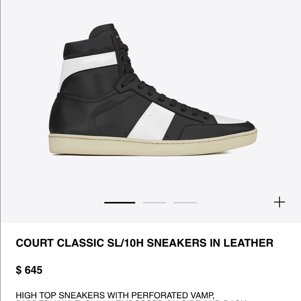 Saint Laurent Paris Court classic SL/10H Sneakers